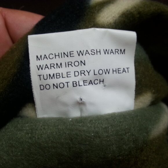 Camo Sherpa Lined Fleece/ Jacket Men's XL Outdoors  Outerwear Camouflage - Picture 12 of 12